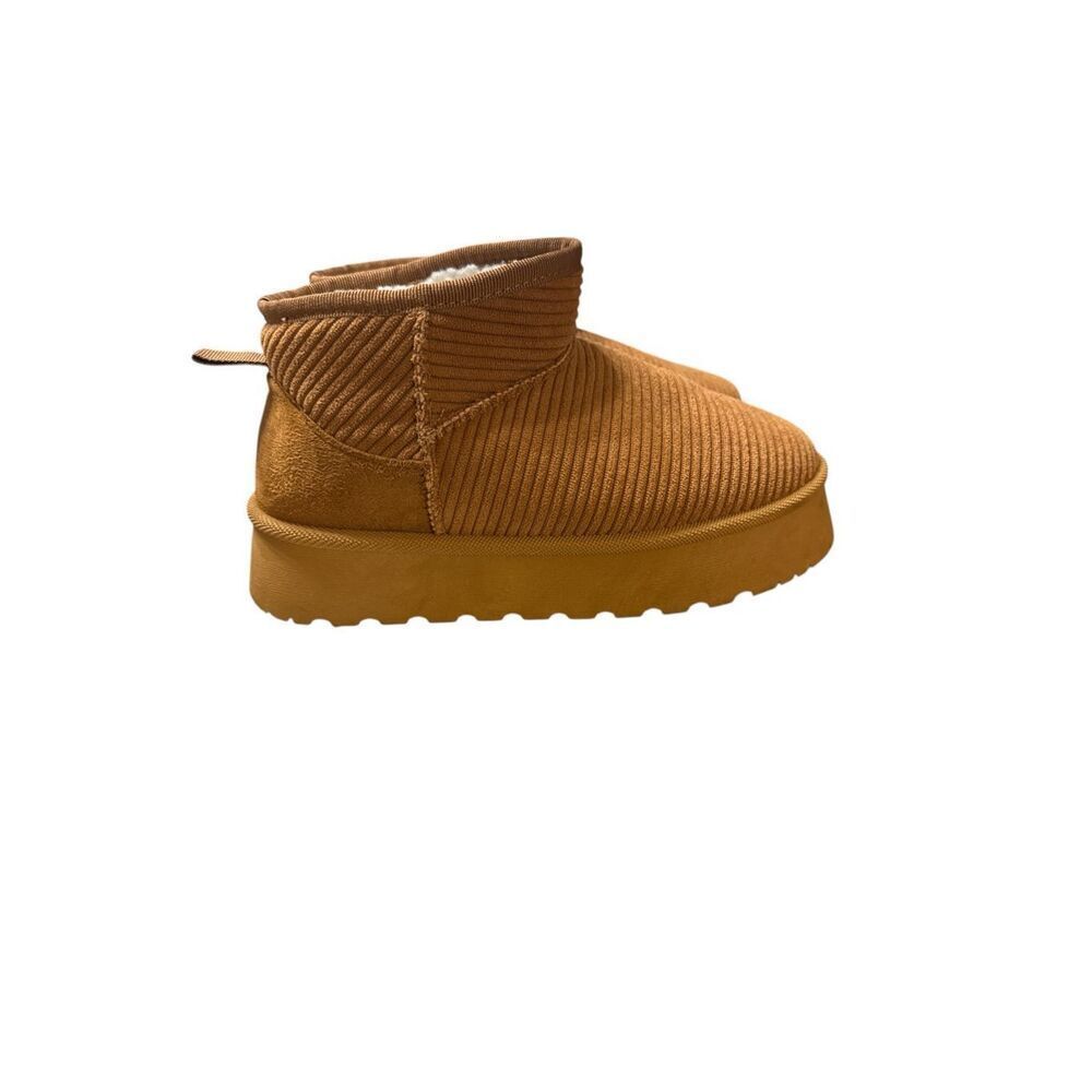 Dirty Laundry Yarroh corduroy platform booties womens size 7 - Picture 2 of 8